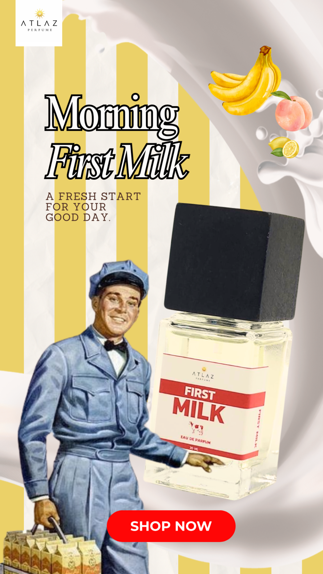 น้ำหอมนม First Milk Atlaz